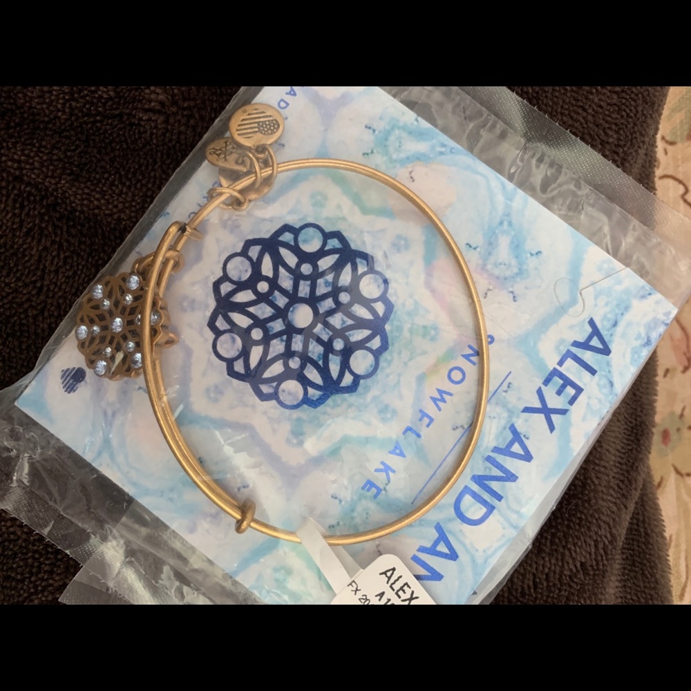 Alex and Ani snowflake bracelet